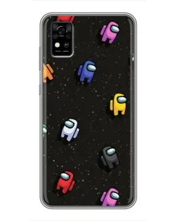Чехол для ZTE Blade A31 с картинкой «Космический паттерн Among Us» Чехол для ZTE Blade A31 с картинкой «Космический паттерн Among Us»
