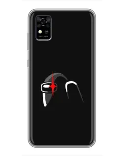 Чехол для ZTE Blade A31 с картинкой «Among Us шлем» Чехол для ZTE Blade A31 с картинкой «Among Us шлем»