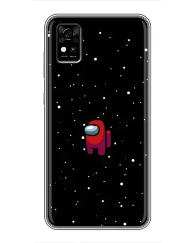 Чехол для ZTE Blade A31 с картинкой «Красный Among Us»