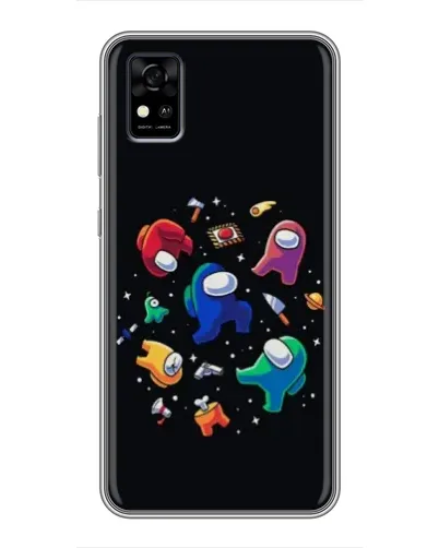 Чехол для ZTE Blade A31 с картинкой «Among Us космос»
