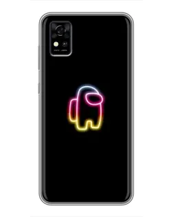 Чехол для ZTE Blade A31 с картинкой «Among Us градиент» Чехол для ZTE Blade A31 с картинкой «Among Us градиент»