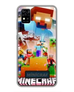 Чехол для ZTE Blade A31 с картинкой «Minecraft герои игры» Чехол для ZTE Blade A31 с картинкой «Minecraft герои игры»