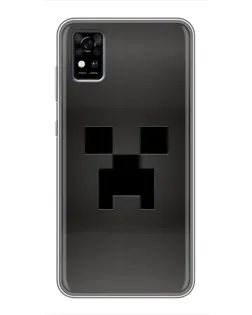 Чохол для ZTE Blade A31 з картинкою «Чорний кріпер градієнт»