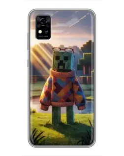 Чохол для ZTE Blade A31 з картинкою «Кріпер у светрі»