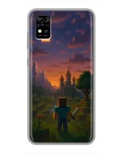 Чохол для ZTE Blade A31 з картинкою «Стів біля вежі»
