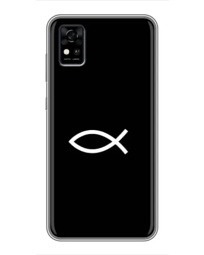 Чехол для ZTE Blade A31 с картинкой «Символ рыбы Jesus» Чехол для ZTE Blade A31 с картинкой «Символ рыбы Jesus»
