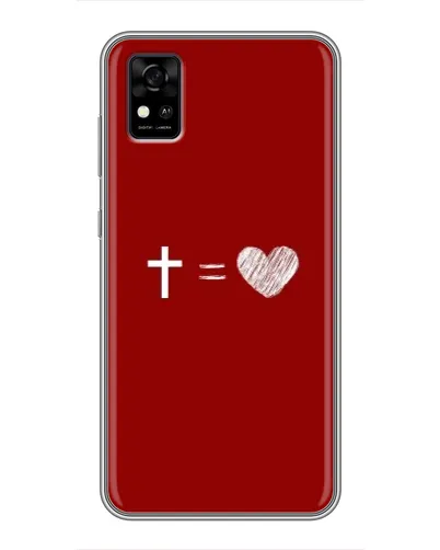 Чехол для ZTE Blade A31 с картинкой «Уравнение любви» Чехол для ZTE Blade A31 с картинкой «Уравнение любви»
