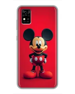 Чехол для ZTE Blade A31 с картинкой «Mickey в полный рост»