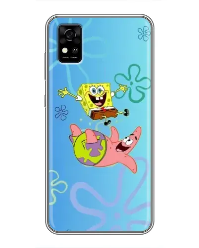 Чехол для ZTE Blade A31 с картинкой «Спанч Боб и Патрик» Чехол для ZTE Blade A31 с картинкой «Спанч Боб и Патрик»