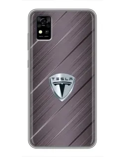 Чохол для ZTE Blade A31 з картинкою «Металева текстура Tesla» Чохол для ZTE Blade A31 з картинкою «Металева текстура Tesla»