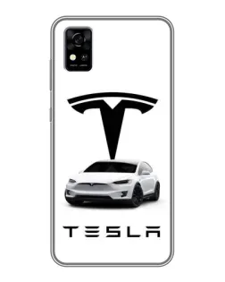 Чохол для ZTE Blade A31 з картинкою «Tesla White Style» Чохол для ZTE Blade A31 з картинкою «Tesla White Style»