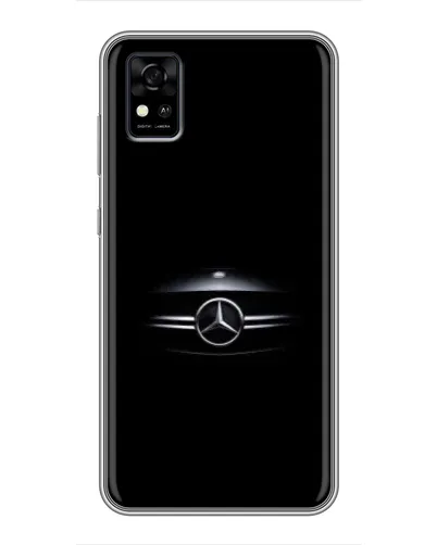 Чехол для ZTE Blade A31 с картинкой «Mercedes — абстрактные линии»