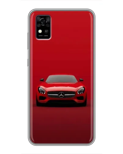 Чехол для ZTE Blade A31 с картинкой «Красный Mercedes AMG»