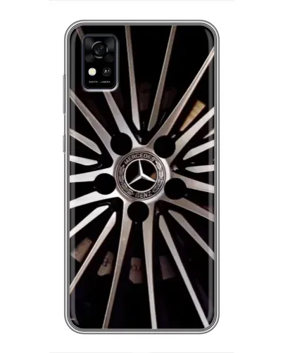 Чехол для ZTE Blade A31 с картинкой «Диск Mercedes»