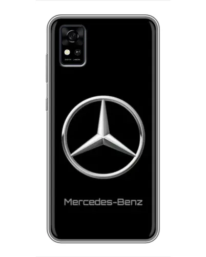 Чехол для ZTE Blade A31 с картинкой «Mercedes Silver Logo»