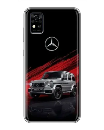 Чехол для ZTE Blade A31 с картинкой «Mercedes G-Class красный»