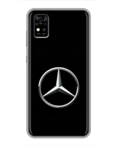Чехол для ZTE Blade A31 с картинкой «Mercedes классический лого»