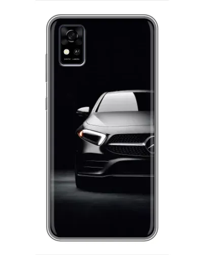 Чехол для ZTE Blade A31 с картинкой «Свет фар Mercedes»