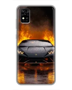 Чехол для ZTE Blade A31 с картинкой «Lamborghini в огне» Чехол для ZTE Blade A31 с картинкой «Lamborghini в огне»