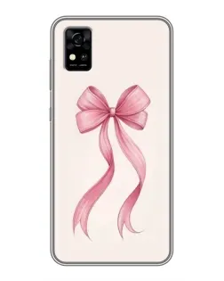 Чехол для ZTE Blade A31 с картинкой «Розовый бант»