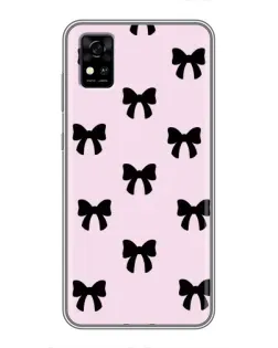 Чехол для ZTE Blade A31 с картинкой «Черные банты Coquette» Чехол для ZTE Blade A31 с картинкой «Черные банты Coquette»