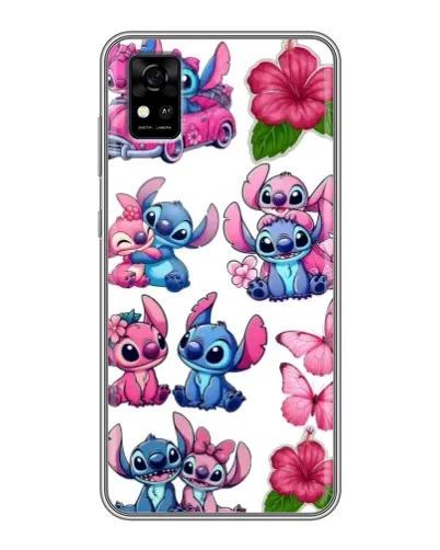 Чехол для ZTE Blade A31 с картинкой «Стикеры Stitch и Angel» Чехол для ZTE Blade A31 с картинкой «Стикеры Stitch и Angel»