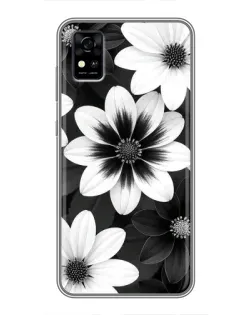 Чохол для ZTE Blade A31 з картинкою «Монохромні айстри» Чохол для ZTE Blade A31 з картинкою «Монохромні айстри»