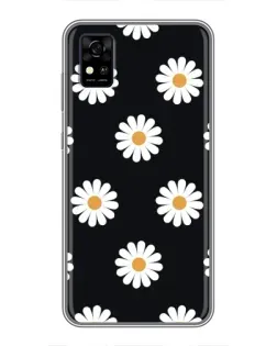 Чохол для ZTE Blade A31 з картинкою «Ромашки на чорному» Чохол для ZTE Blade A31 з картинкою «Ромашки на чорному»