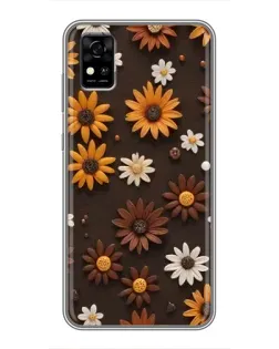 Чохол для ZTE Blade A31 з картинкою «Візерунок з маленьких соняшників» Чохол для ZTE Blade A31 з картинкою «Візерунок з маленьких соняшників»