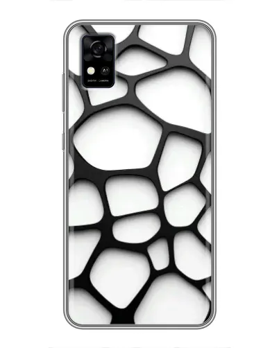 Чехол для ZTE Blade A31 с картинкой «Белая объемная сетка» Чехол для ZTE Blade A31 с картинкой «Белая объемная сетка»