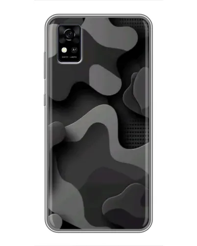Чехол для ZTE Blade A31 с картинкой «Темный абстрактный камуфляж» Чехол для ZTE Blade A31 с картинкой «Темный абстрактный камуфляж»