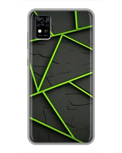 Чехол для ZTE Blade A31 с картинкой «Зеленые геометрические линии» Чехол для ZTE Blade A31 с картинкой «Зеленые геометрические линии»