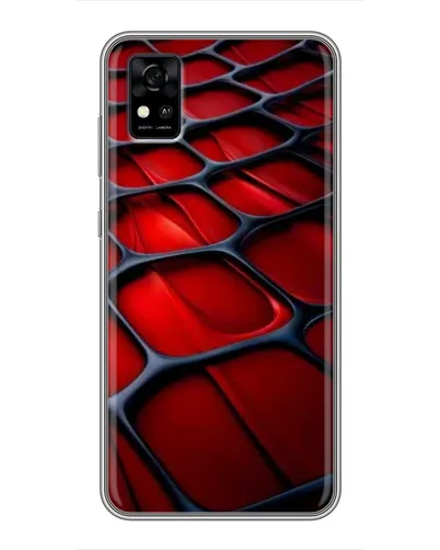 Чехол для ZTE Blade A31 с картинкой «Красная глянцевая сетка» Чехол для ZTE Blade A31 с картинкой «Красная глянцевая сетка»