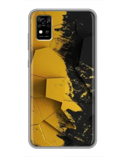 Чехол для ZTE Blade A31 с картинкой «Золотые осколки геометрии» Чехол для ZTE Blade A31 с картинкой «Золотые осколки геометрии»