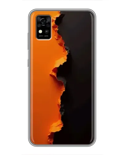 Чехол для ZTE Blade A31 с картинкой «Оранжевый разлом» Чехол для ZTE Blade A31 с картинкой «Оранжевый разлом»