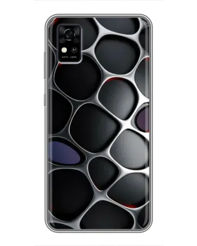 Чехол для ZTE Blade A31 с картинкой «Объемная темная решетка» Чехол для ZTE Blade A31 с картинкой «Объемная темная решетка»