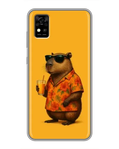 Чехол для ZTE Blade A31 с картинкой «Капибара на отдыхе» Чехол для ZTE Blade A31 с картинкой «Капибара на отдыхе»
