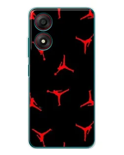 Чехол для ZTE Blade A34 с картинкой «Jordan Red Pattern» Чехол для ZTE Blade A34 с картинкой «Jordan Red Pattern»