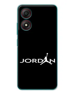 Чохол для ZTE Blade A34 з картинкою «Jordan White Logo» Чохол для ZTE Blade A34 з картинкою «Jordan White Logo»