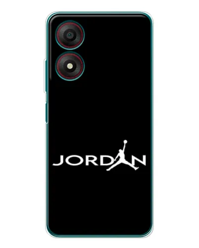 Чехол для ZTE Blade A34 с картинкой «Jordan White Logo» Чехол для ZTE Blade A34 с картинкой «Jordan White Logo»