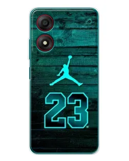 Чохол для ZTE Blade A34 з картинкою «Jordan Cyan 23» Чохол для ZTE Blade A34 з картинкою «Jordan Cyan 23»