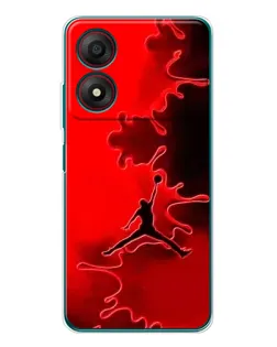 Чохол для ZTE Blade A34 з картинкою «Jordan Red Smoke» Чохол для ZTE Blade A34 з картинкою «Jordan Red Smoke»