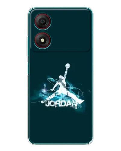 Чехол для ZTE Blade A34 с картинкой «Jordan Blue Fire» Чехол для ZTE Blade A34 с картинкой «Jordan Blue Fire»