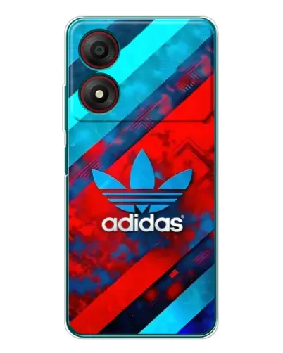 Чехол для ZTE Blade A34 с картинкой «Абстракция Adidas»