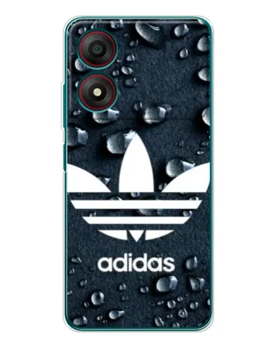 Чехол для ZTE Blade A34 с картинкой «Adidas Trefoil Blue»