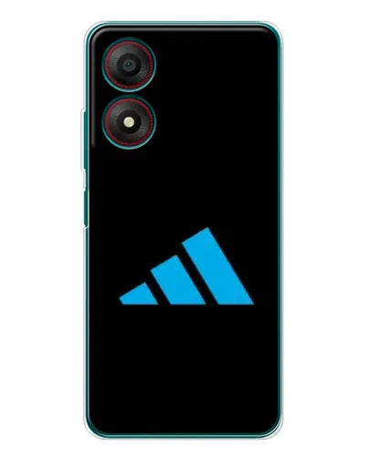 Чехол для ZTE Blade A34 с картинкой «Adidas Cyan Logo»
