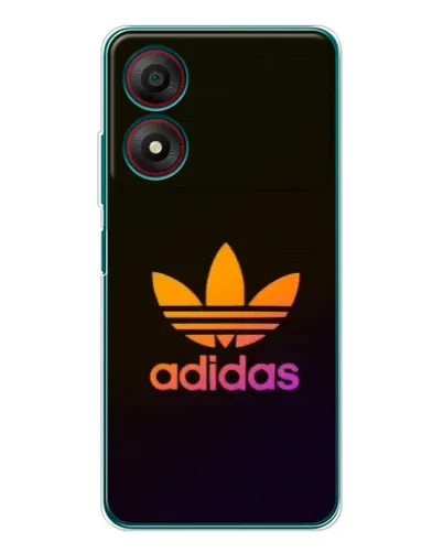 Чехол для ZTE Blade A34 с картинкой «Градиент Adidas»