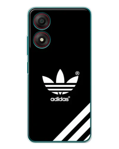 Чехол для ZTE Blade A34 с картинкой «Adidas с диагональными полосами»