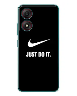 Чехол для ZTE Blade A34 с картинкой «Классический принт Nike»