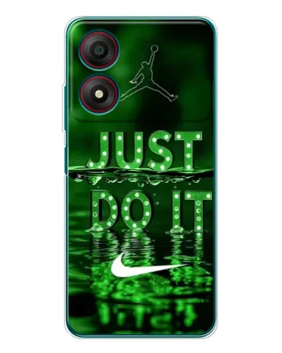 Чехол для ZTE Blade A34 с картинкой «Зеленый неоновый Nike»